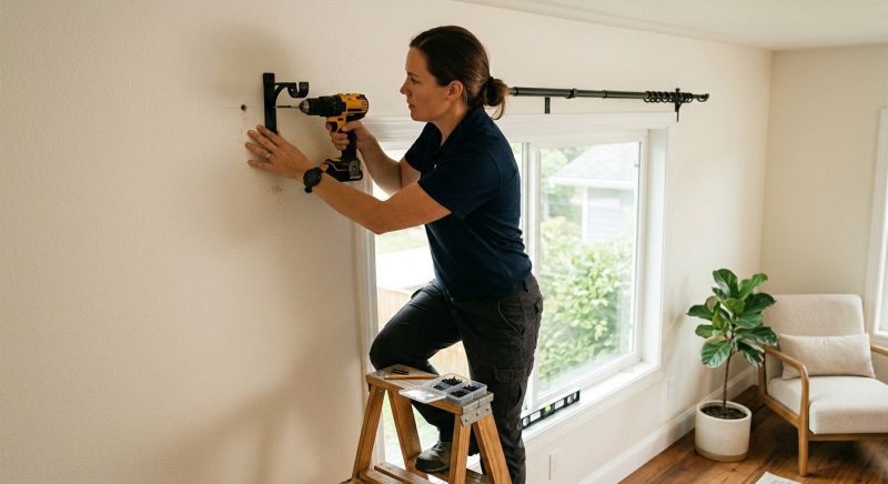 Curtain Hardware Installation Service